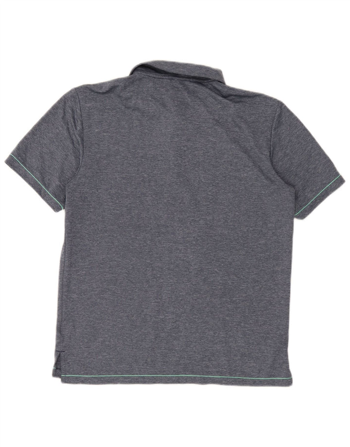 Adidas Herren Golf-Poloshirt, klein, blau, Polyester