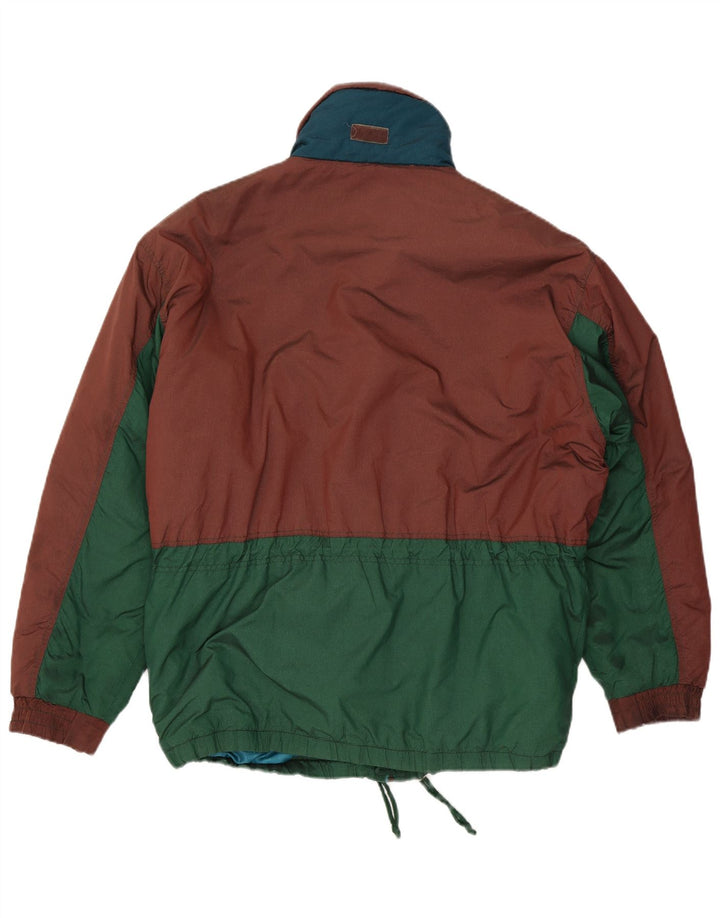 Silvy Herren-Skijacke IT 52 XL, grünes Farbblock-Polyester