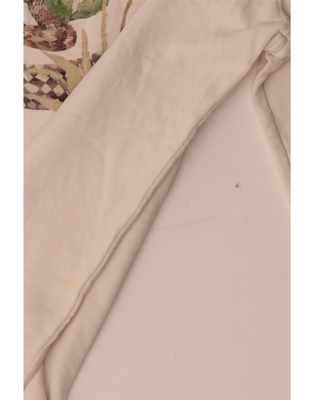 Vans Herren-Sweatshirt mit Grafik, Größe S, weiße Baumwolle