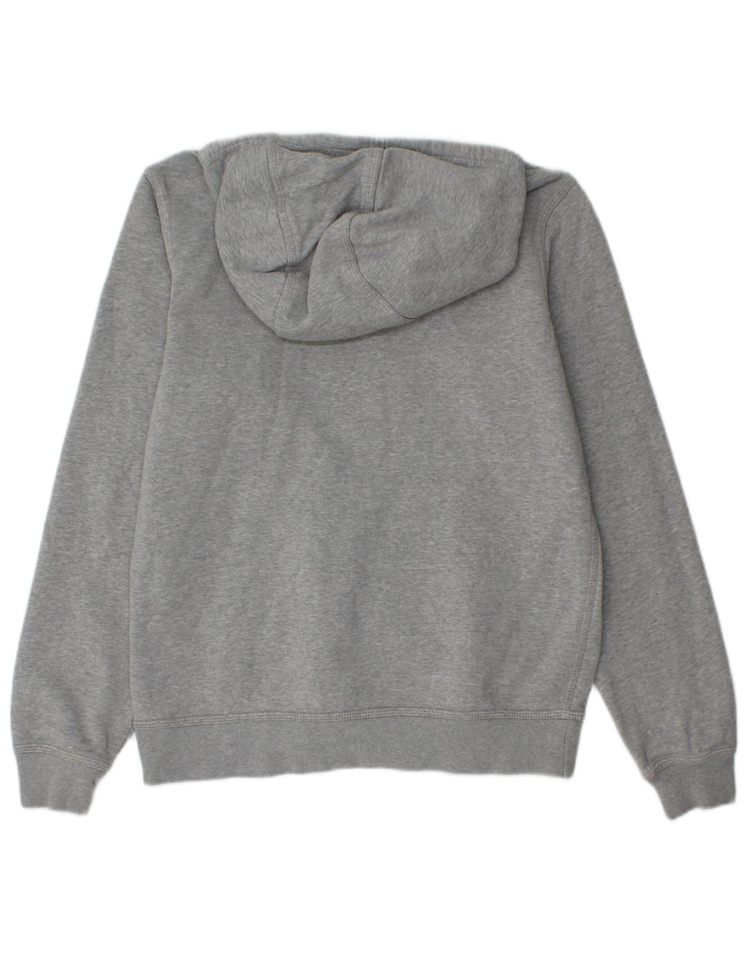 Nike Herren-Kapuzenpullover aus mittelgrau gefleckter Baumwolle