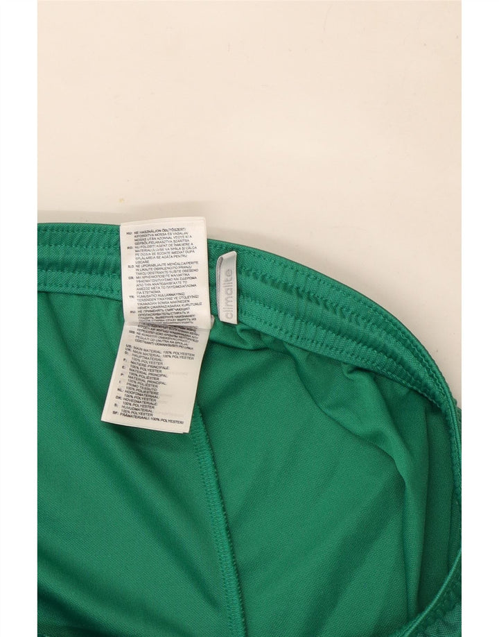 Adidas Damen Climalite Sport Shorts UK 12/14 Mittelgrünes Polyester