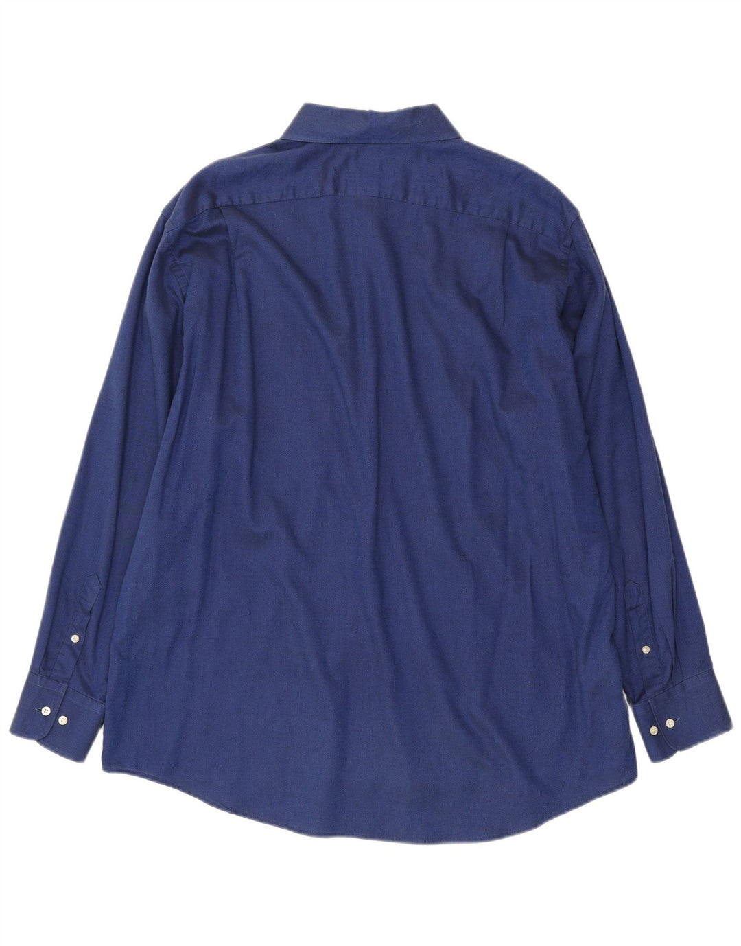 Lacoste Herrenhemd Größe 46 2XL Blaue Baumwolle
