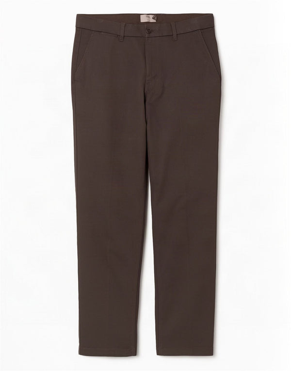 Marks & Spencer Womens Slim Chino Trousers W34 L33 Grey Cotton