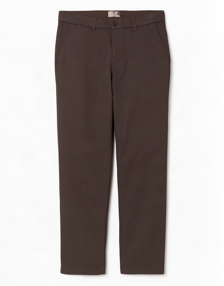 Marks & Spencer Slim Chino-Hose für Damen, W34 L33, graue Baumwolle