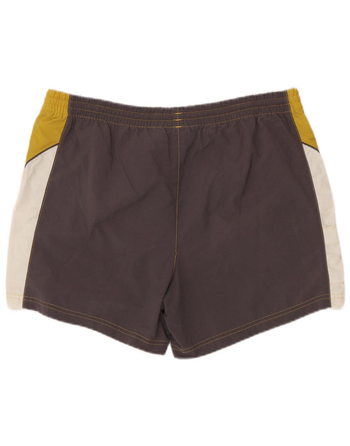 Fila Herren-Badeshorts, Mittelgrau, Farbblock