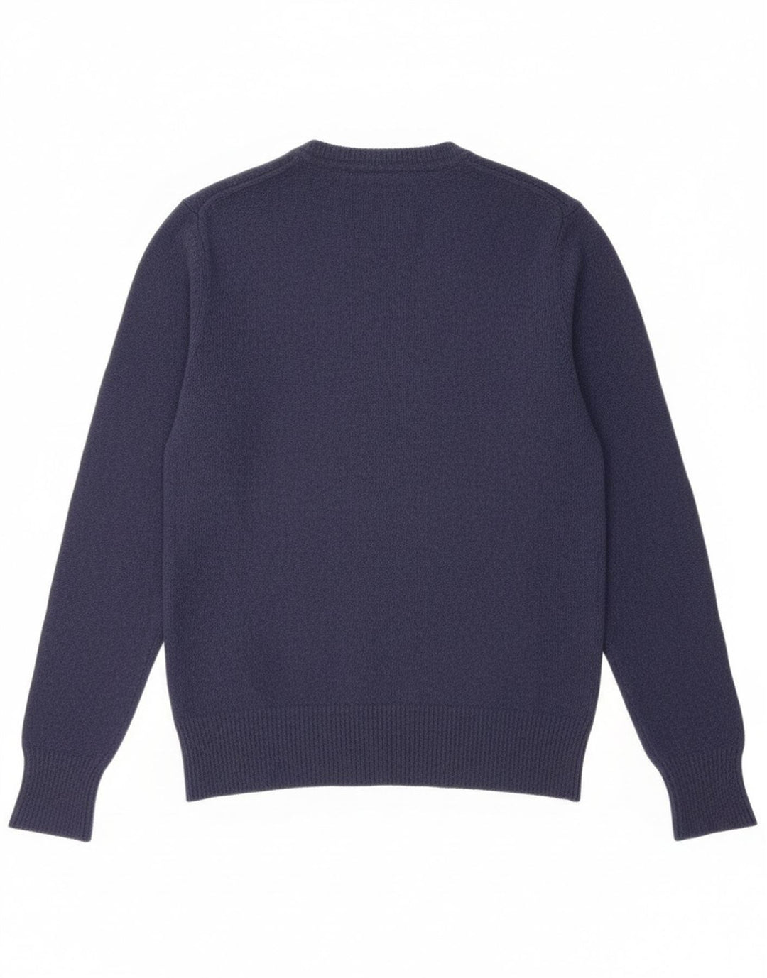 Superdry Herren-Pullover mit Rundhalsausschnitt aus Wolle in mittlerem Marineblau