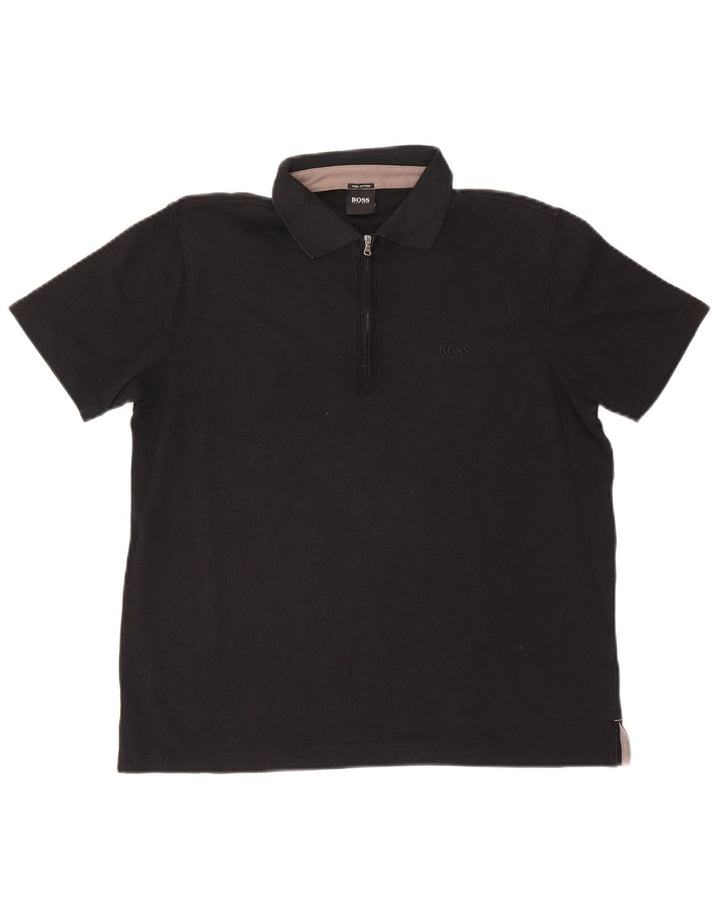 Hugo Boss Herren Poloshirt Medium Schwarz