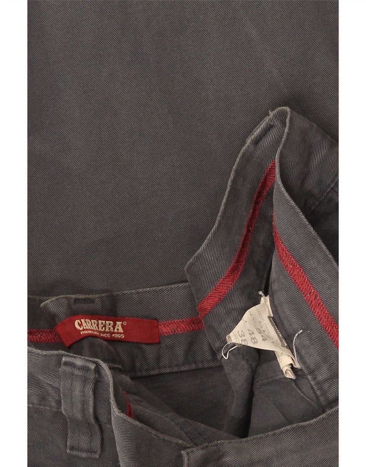 Carrera Herren Straight Cargo Hose W38 L31 Graue Baumwolle