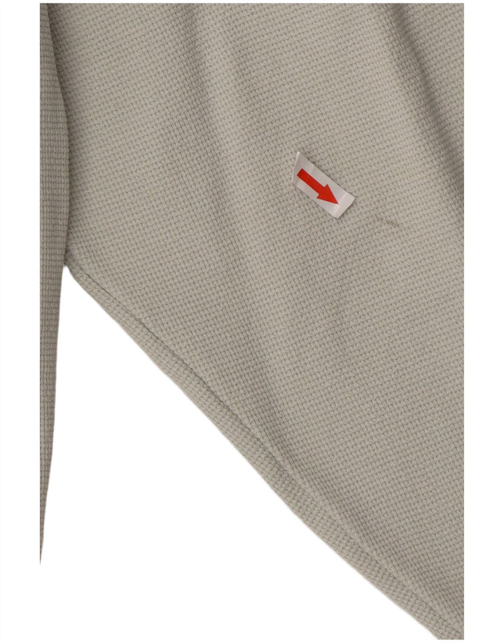 SERGIO TACCHINI Mens Hoodie Jumper Large Grey Cotton