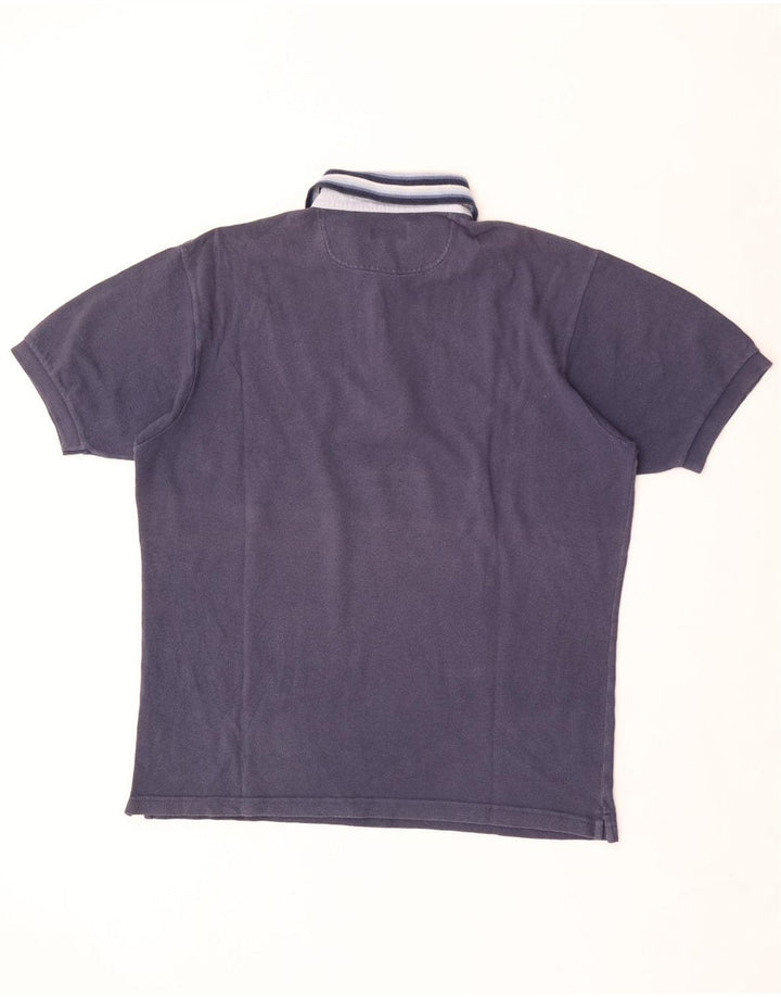 Brooksfield Herren-Poloshirt IT 52, groß, marineblau, Baumwolle