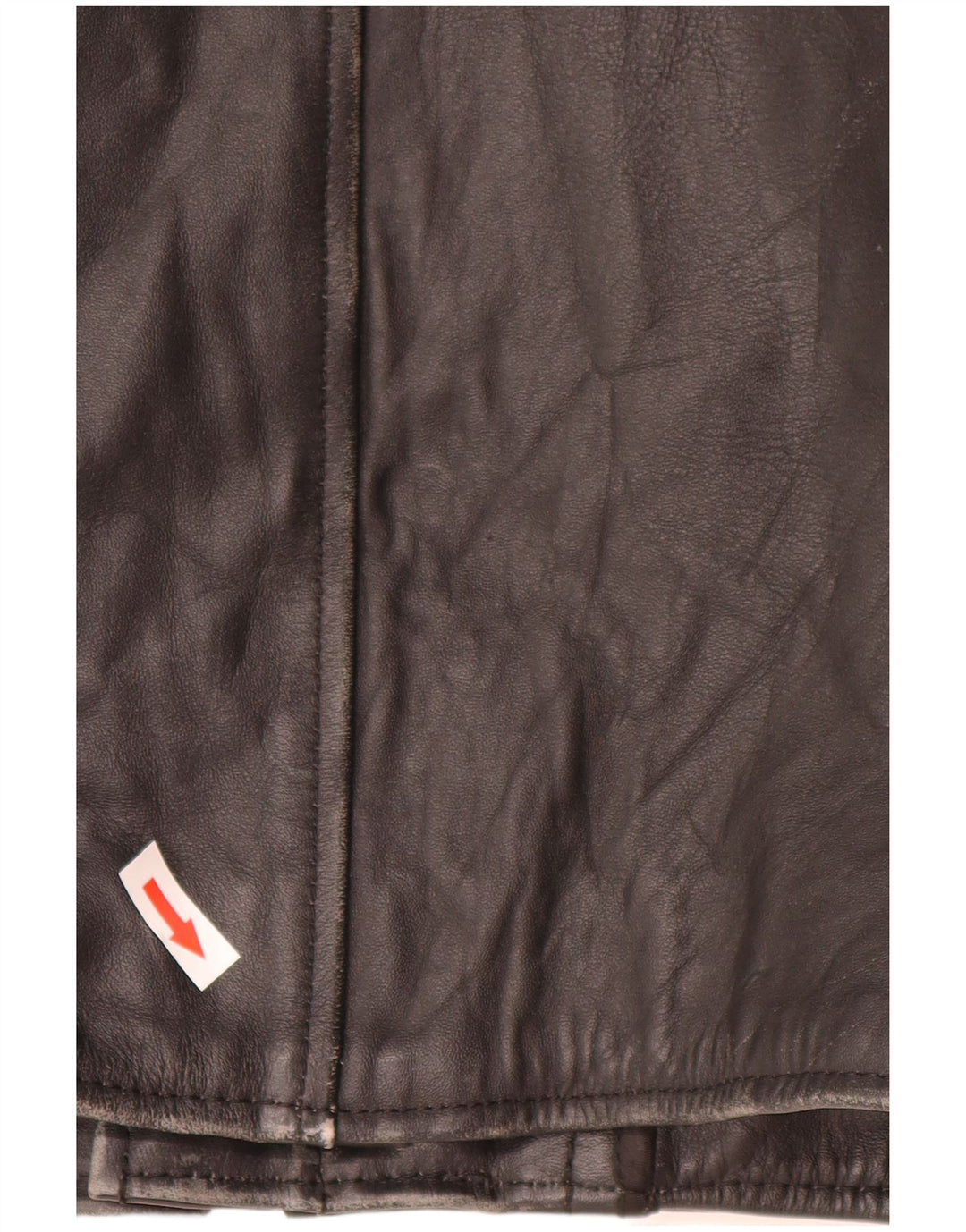 Vintage Herren Lederjacke UK 44 2XL Schwarzes Leder