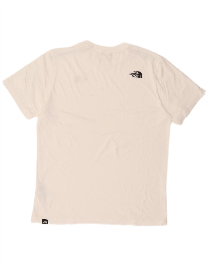 The North Face Herren T-Shirt Top Large Weiß Baumwolle