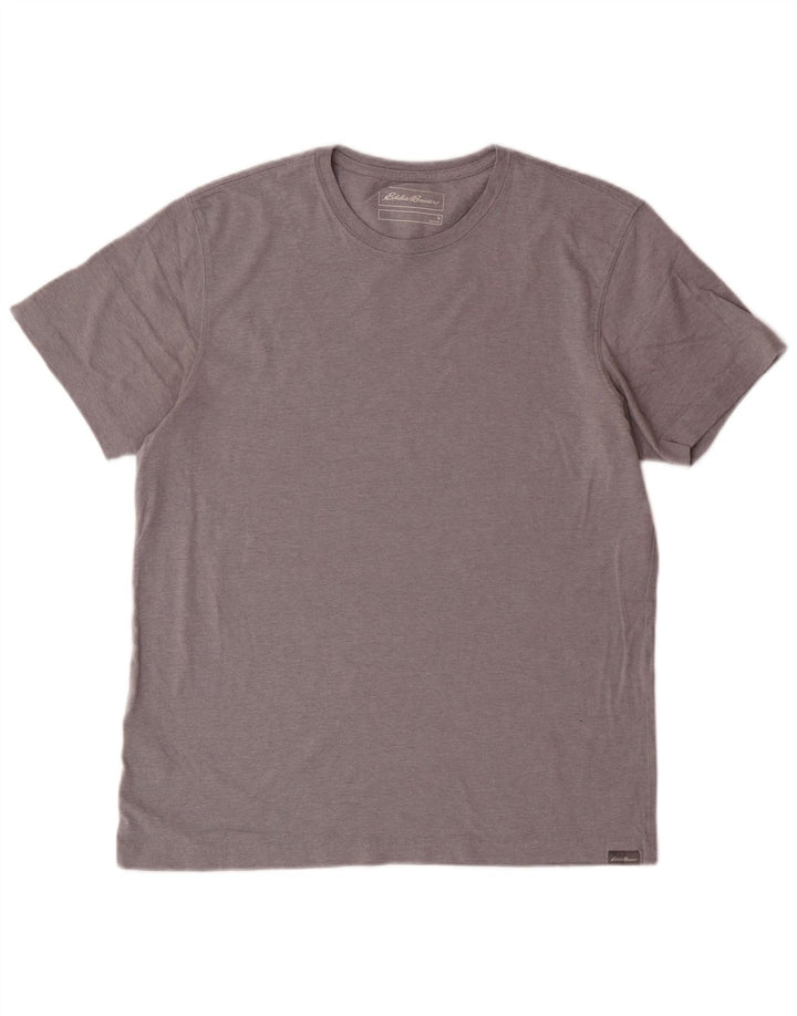 EDDIE BAUER Herren T-Shirt Top mittelgraue Baumwolle