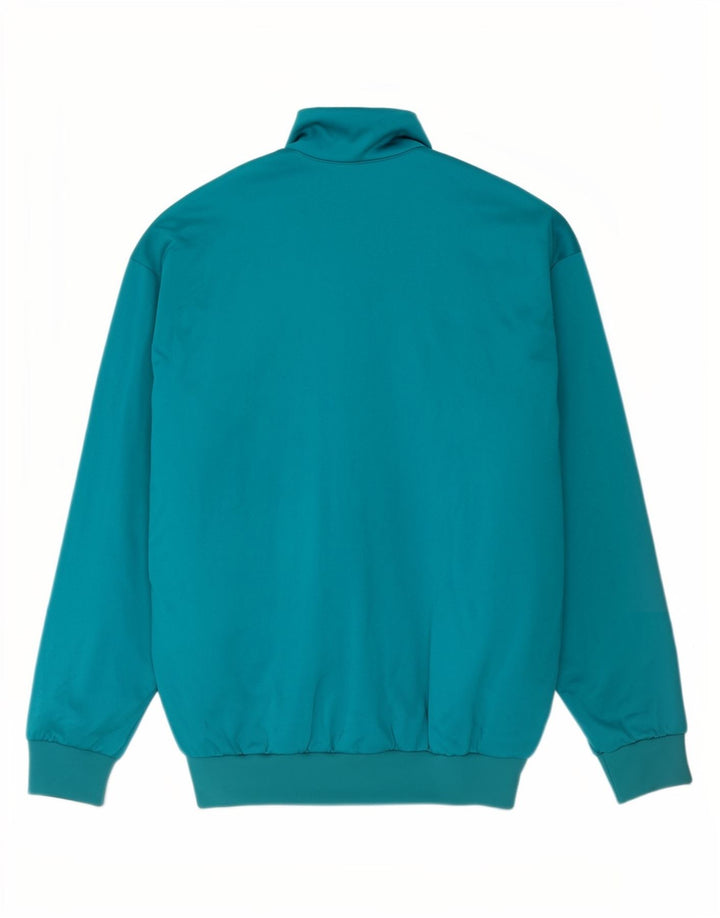 Asics Herren Grafik-Trainingsanzug-Top-Jacke, groß, blau, Polyamid, Sport