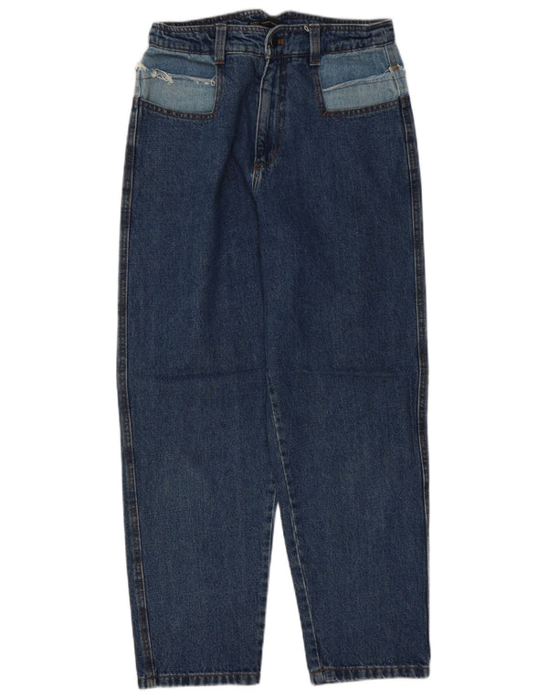 Zara Damen High Rise Loose Jeans EU 36 XS W26 L27 Blau
