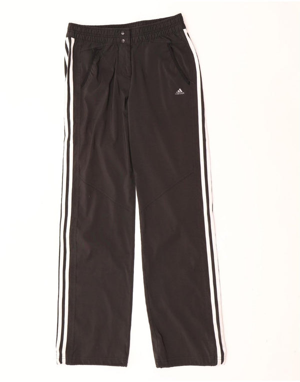 Adidas Damen Climalite Straight Hose UK 8 Small W27 L33 Schwarz