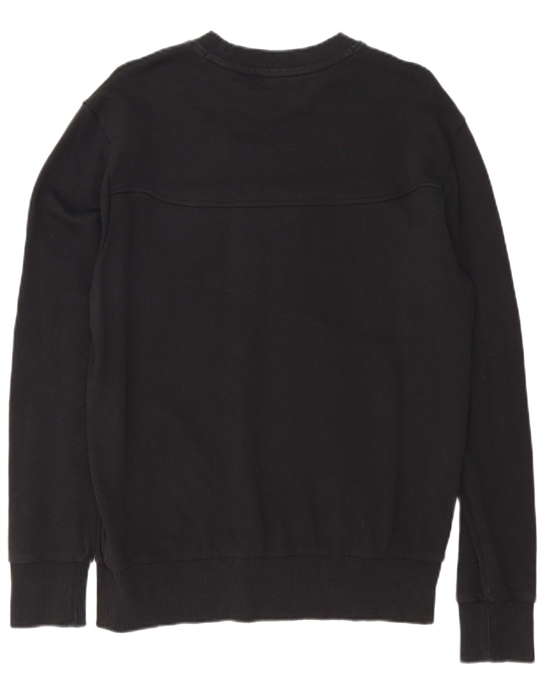 Hugo Boss Herren-Sweatshirt mit Grafik, mittelschwarze Baumwolle