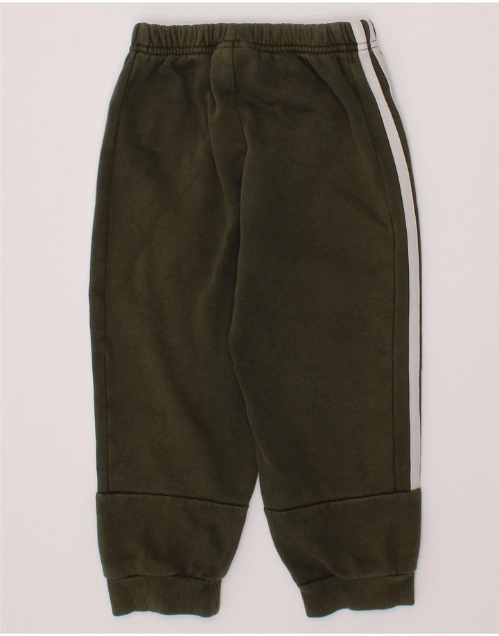 ADIDAS Jungen-Trainingshose, Jogginghose, 2–3 Jahre, Khaki, Baumwolle