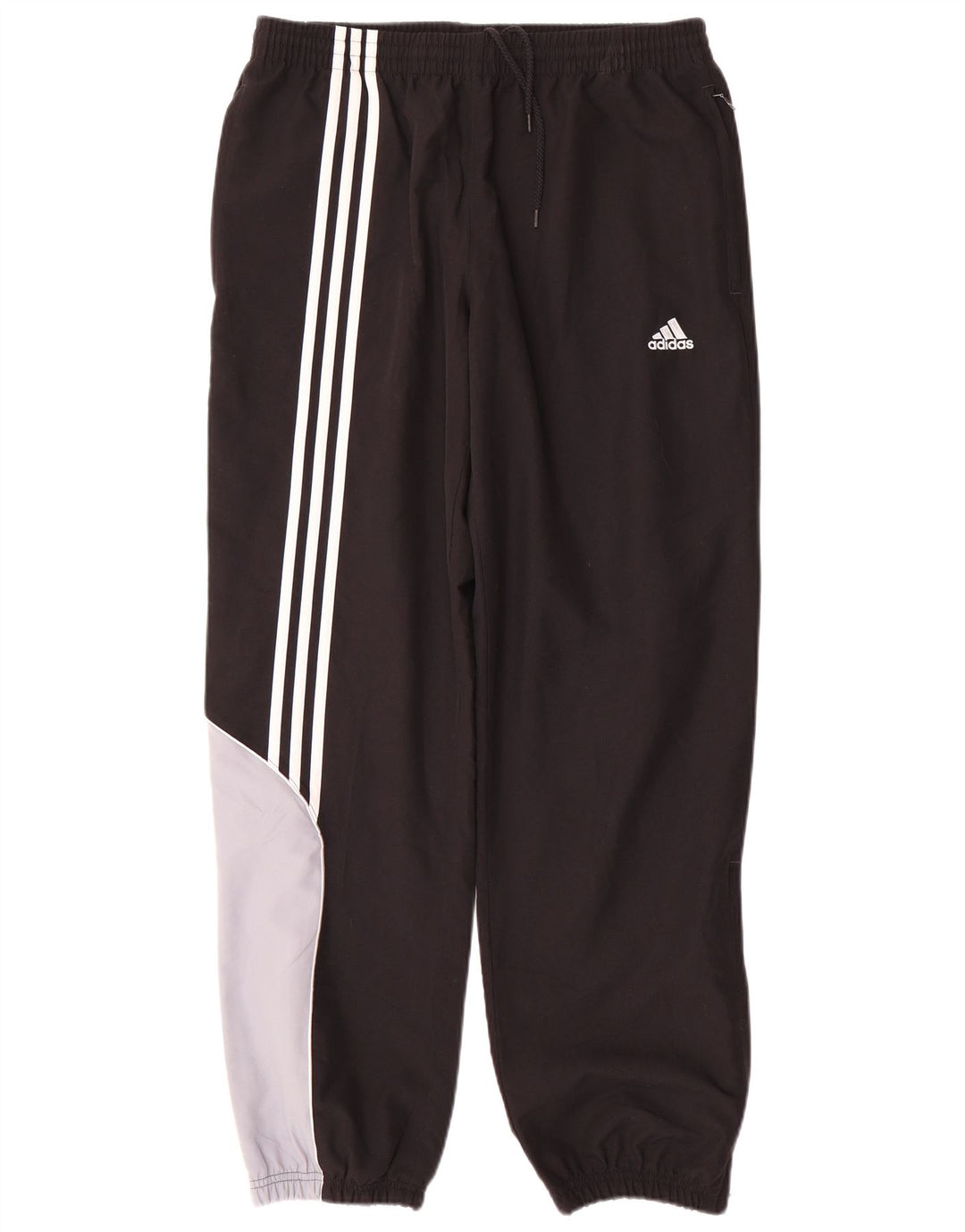 ADIDAS Herren-Trainingshose, Jogginghose, Größe 40/42, Mittelschwarz, Farbblock