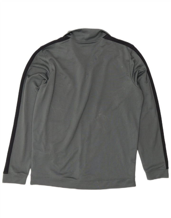 Under Armour Herren-Trainingsanzugoberteil mit normaler Passform, Mittelgrau, Farbblock