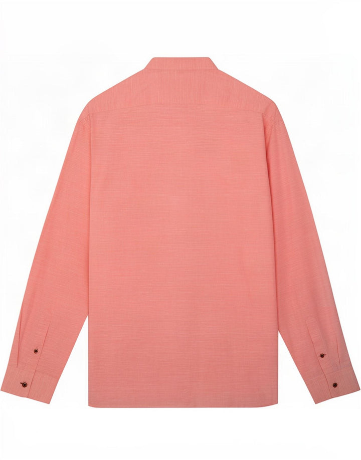 Zara Slim-Fit-Hemd für Herren, Größe L, Rosa