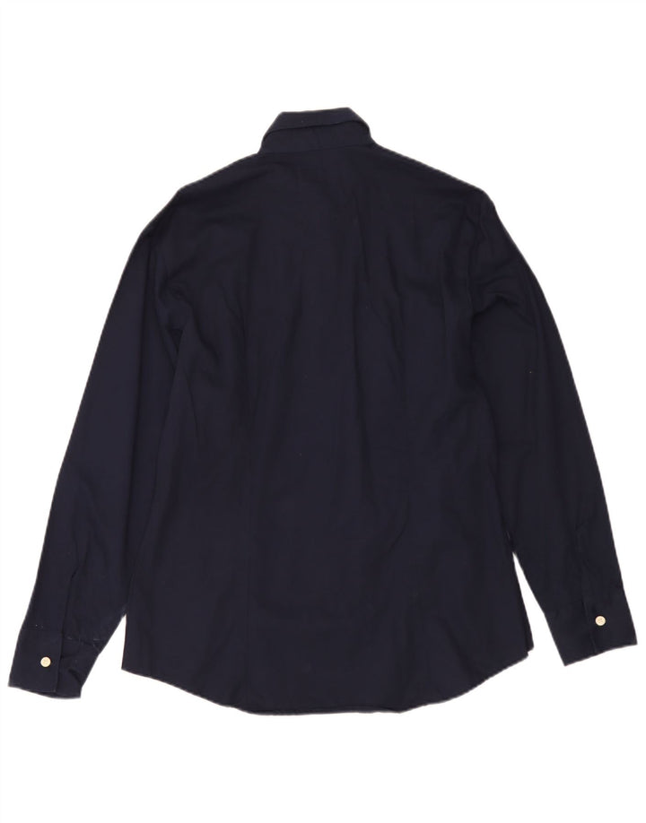 Carrera Damen Hemd UK 14 Medium Marineblau