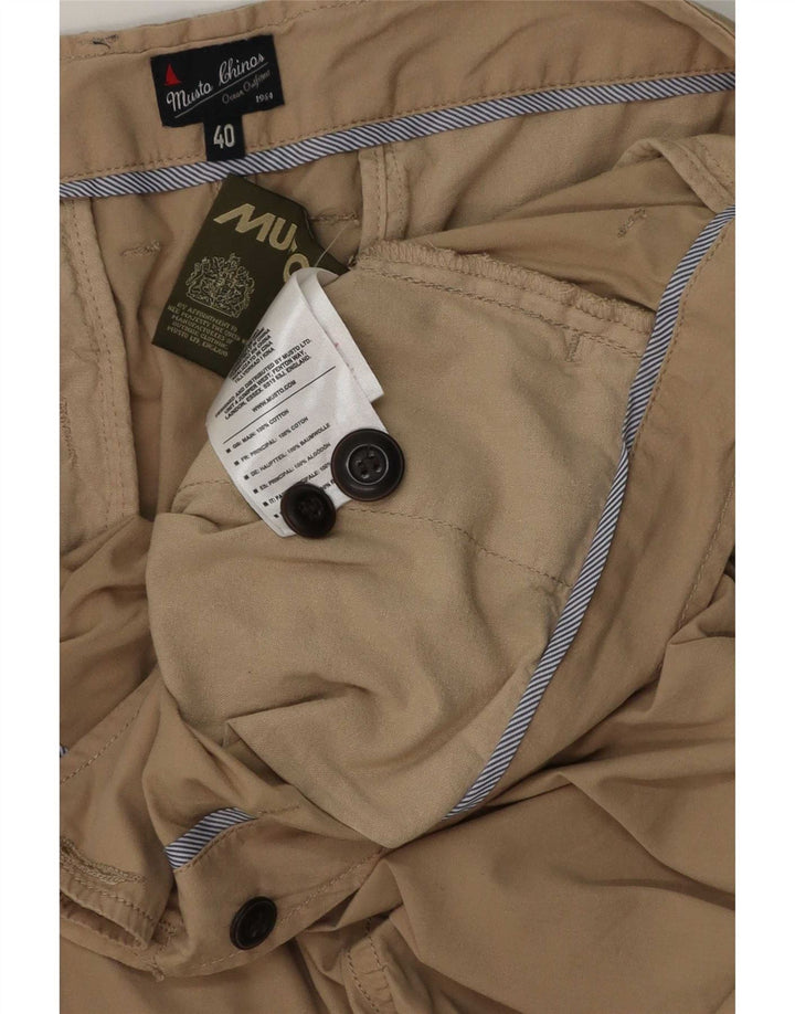 Musto Herren Chinoshorts W40 XL Beige Baumwolle