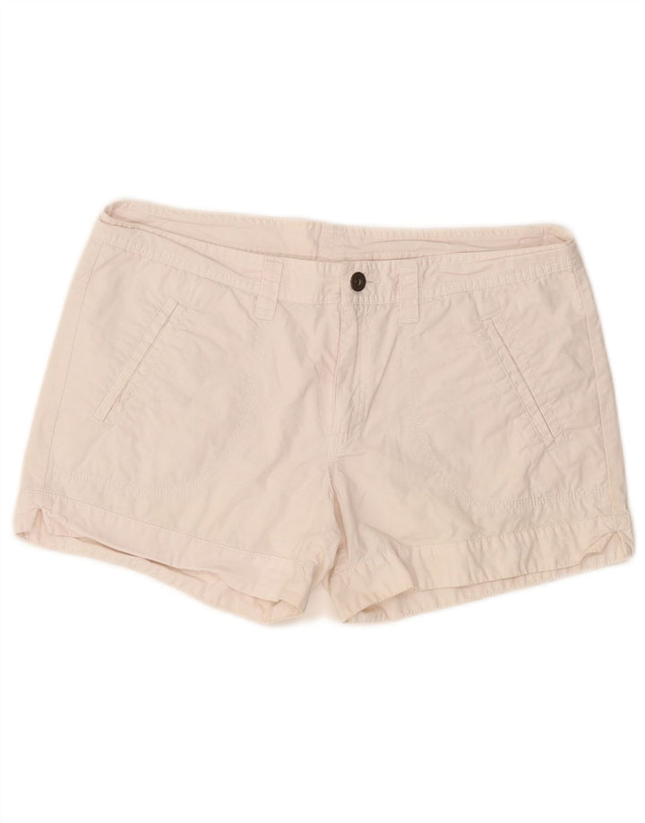 CHAMPION Damen-Freizeitshorts, Größe M, W30, cremefarbene Baumwolle
