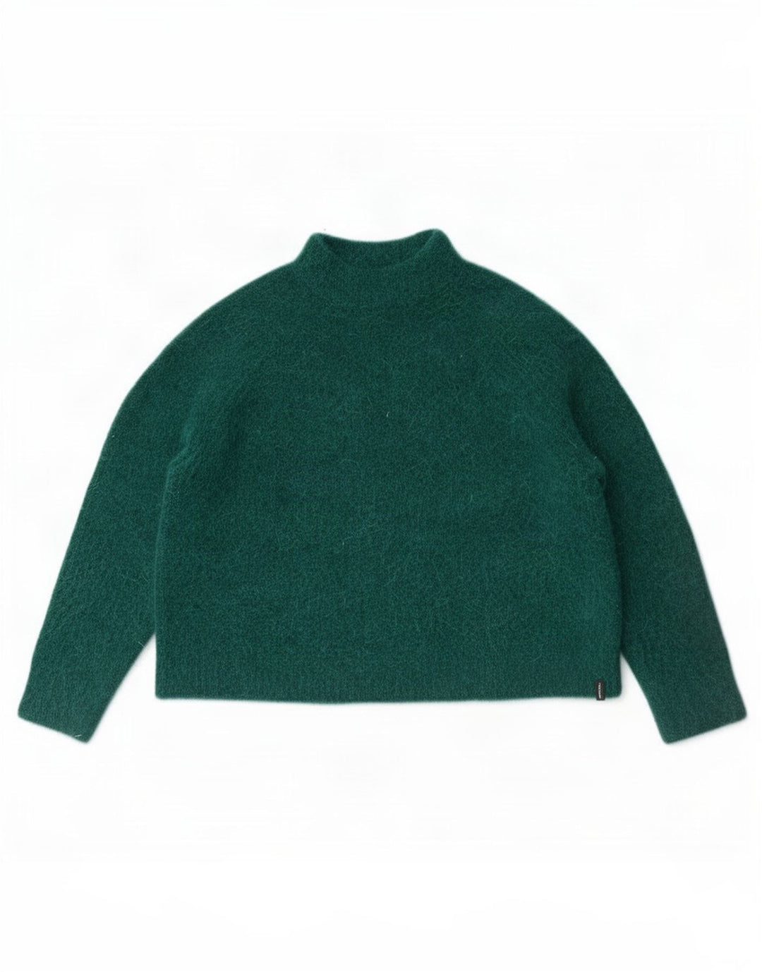 Superdry Damen-Pullover mit Rollkragen, übergroß, Gr. 10, Grün