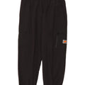 Nike Herren-Cargo-Trainingsanzug-Hose mit lockerer Passform und Jogginghose aus mittelschwarzem Nylon