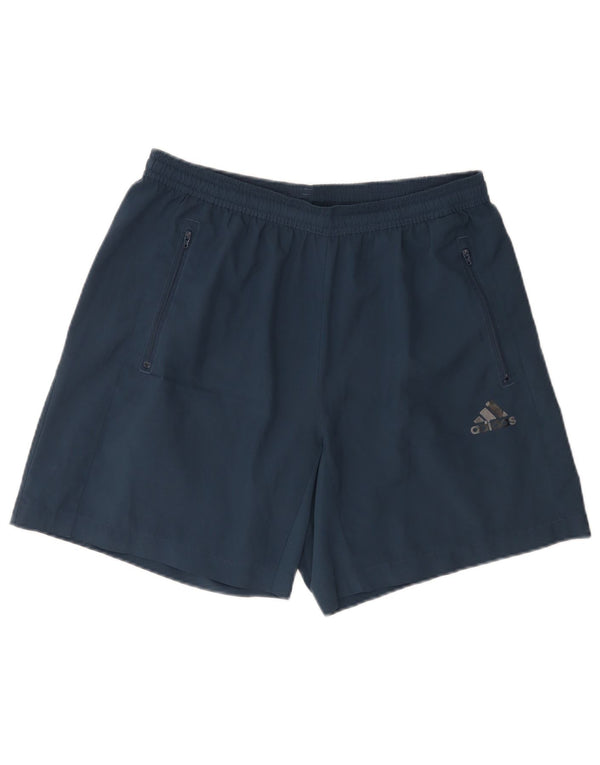 Adidas Mens Aeroready Sport Shorts Large  Navy Blue Polyester