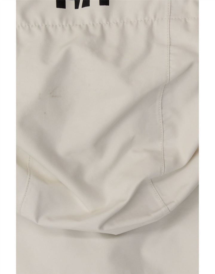 Helly Hansen Damen Kapuzen-Regenmantel UK 16 Large Weiß