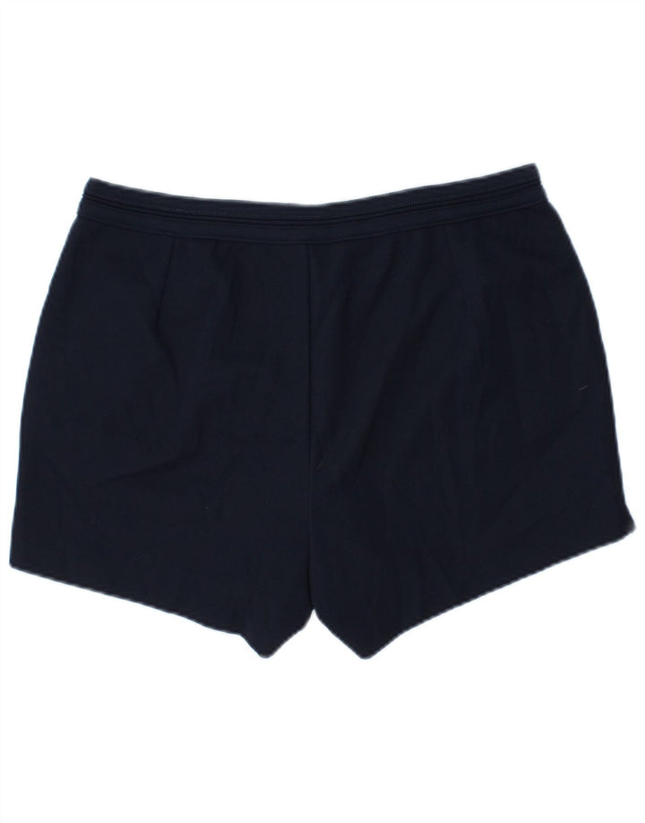 SERGIO TACCHINI Damen Chinoshorts W32 Large Marineblau Polyester