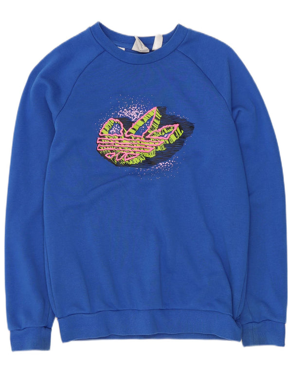 Adidas Jungen Graphic Sweatshirt Pullover 11-12 Jahre Blau Crosta