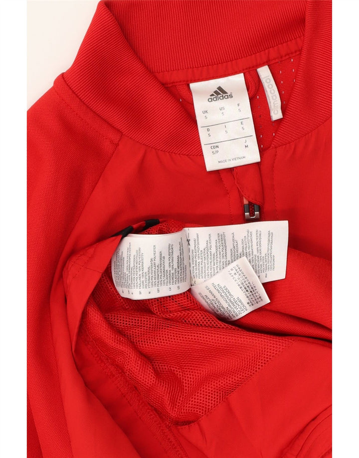 Adidas Herren Climacool Trainingsanzug Top Jacke Small Rot Polyester