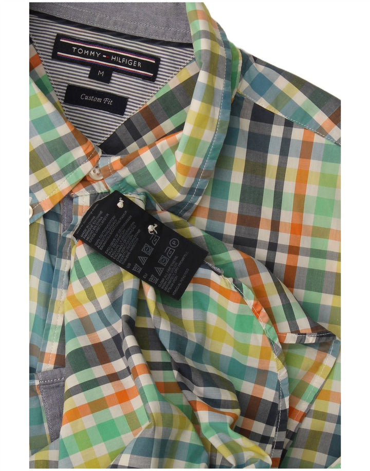 Tommy Hilfiger Herren Kurzarmhemd Medium Mehrfarbig Gingham