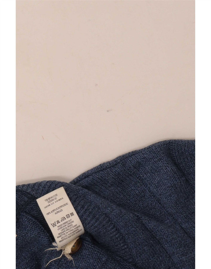 Marks & Spencer Herren St. Michael Cardigan Pullover XL Marineblau Acryl