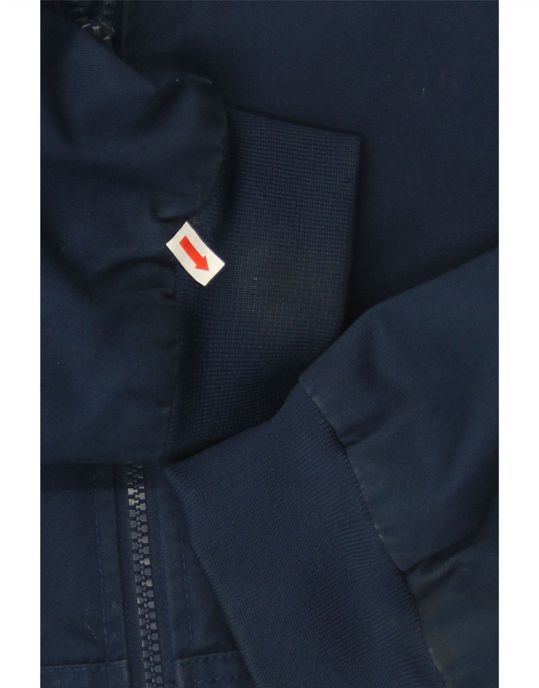 DC Herren-Bomberjacke mit Kapuze, UK 40, große marineblaue Baumwolle