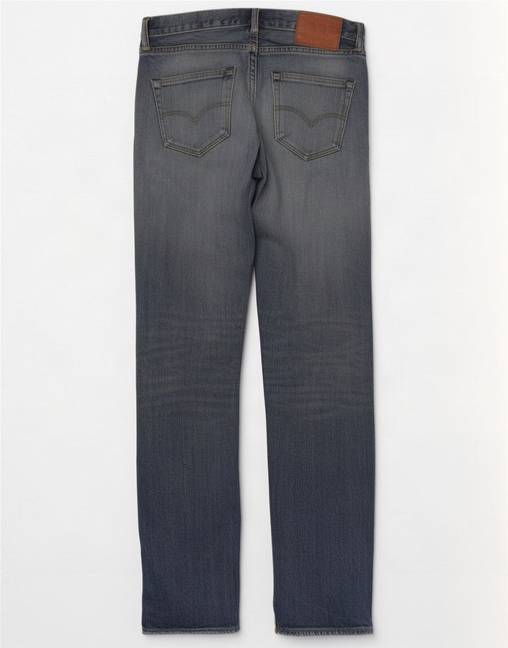 Levi's Herren 501 Distressed Straight Jeans W30 L34 Blaue Baumwolle