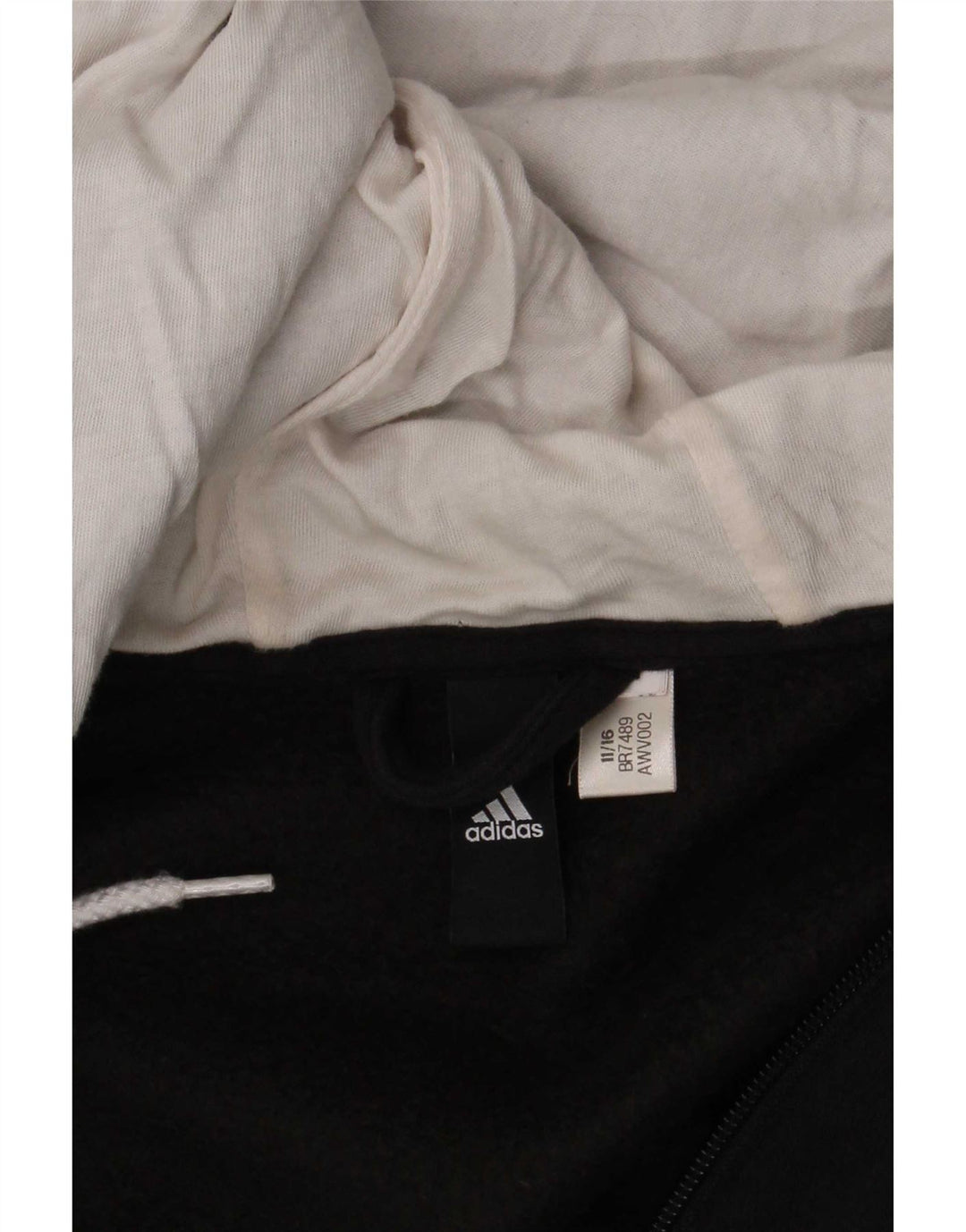 Adidas Herren Kapuzenpullover mit Reißverschluss, groß, Schwarz