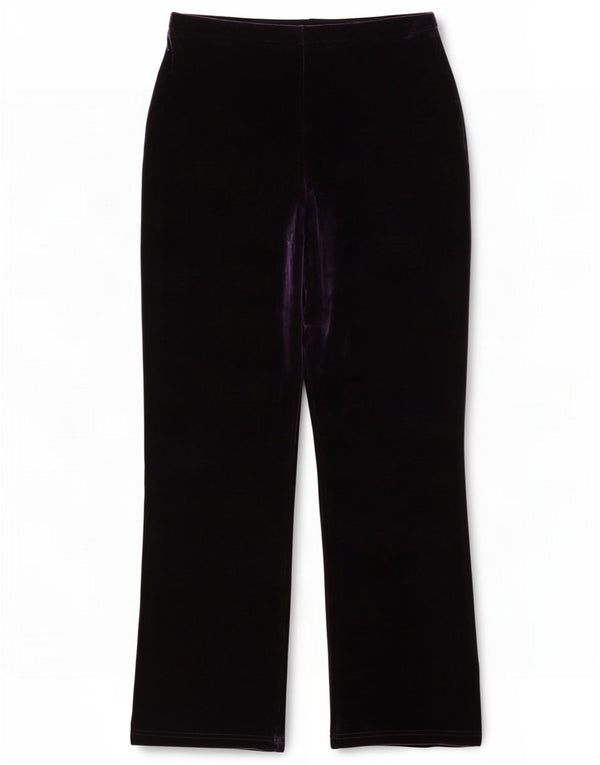 Marks & Spencer Damen Samt-Freizeithose UK 16 Large W30 L30 Lila