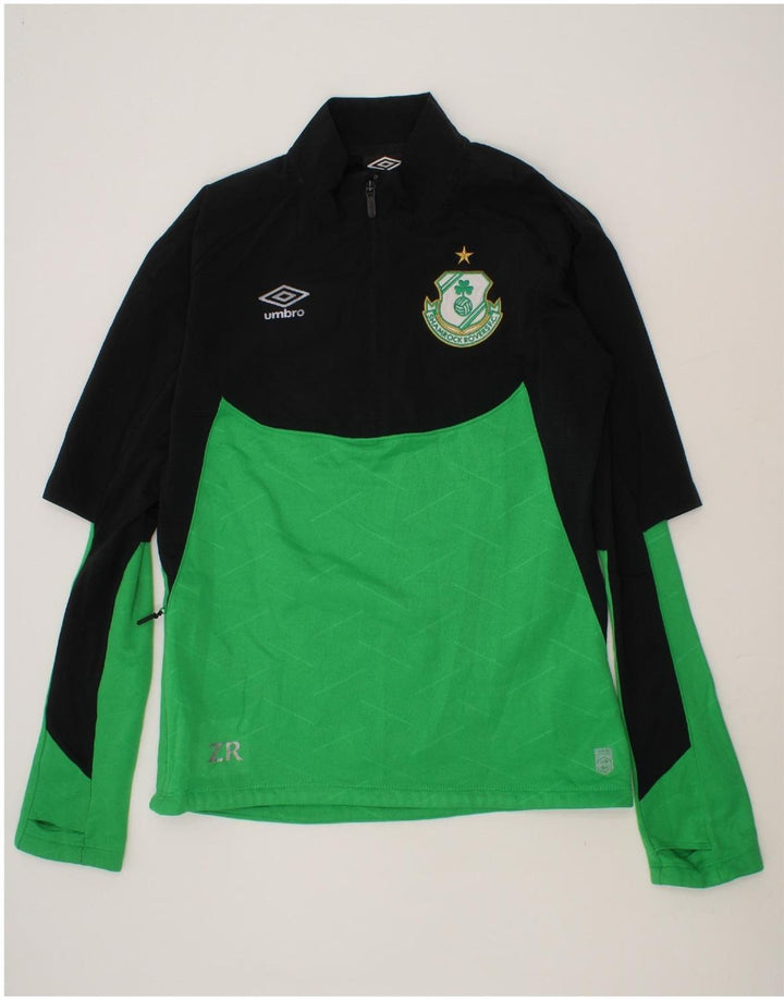 UMBRO Boys Graphic Pullover Tracksuit Top 12-13 Years XL  Green Vintage Umbro and Second-Hand Umbro from Messina Hembry 