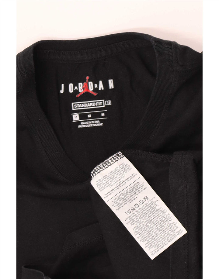 Jordan Herren-T-Shirt mit Standard-Passform, mittelschwarze Baumwolle