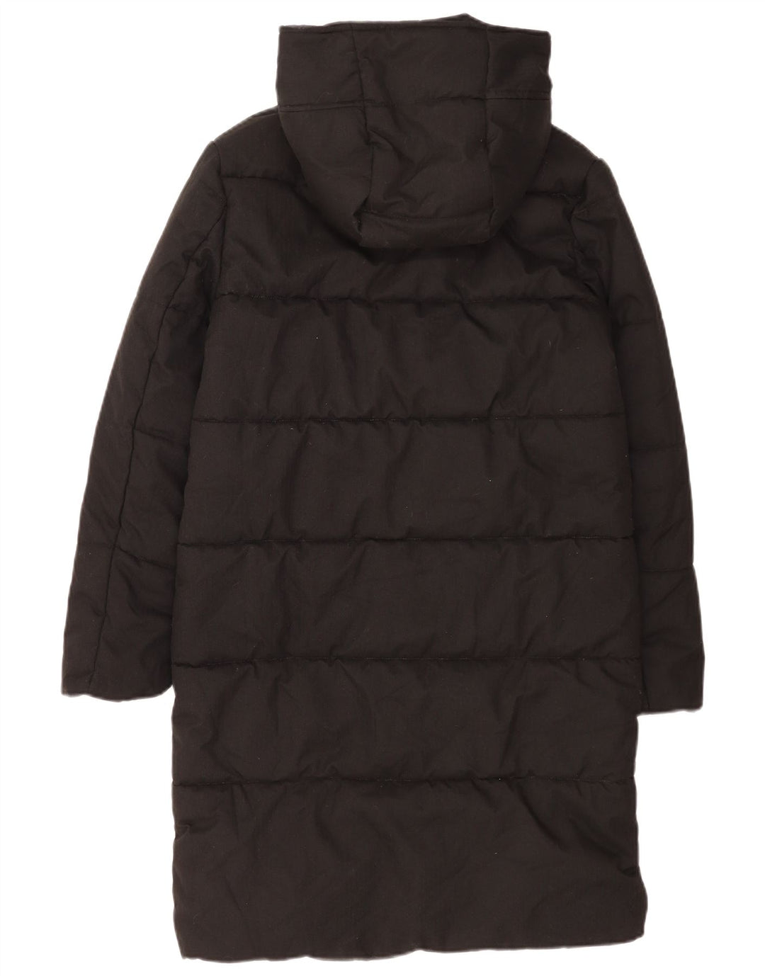 Crew Clothing Wattierter Damenmantel mit Kapuze, Gr. 8, Schwarz, Polyester