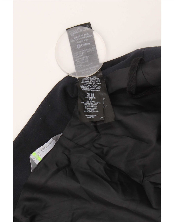 Marks & Spencer Damen Bleistiftrock UK 20 2XL W38 Marineblau Polyester
