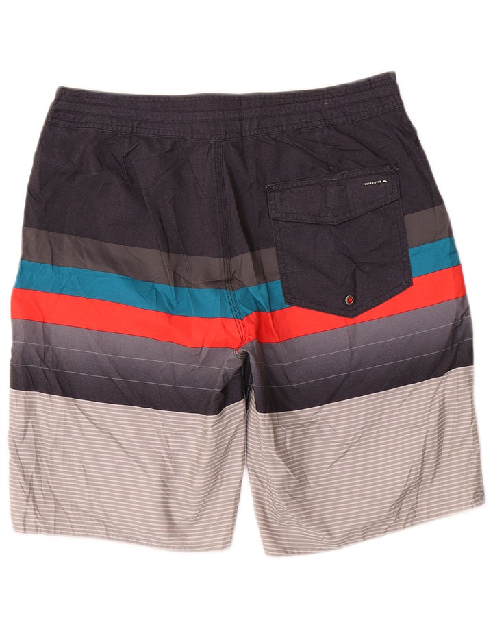 Quiksilver Herren-Badeshorts mit Grafik, mittelgroß, mehrfarbig gestreift