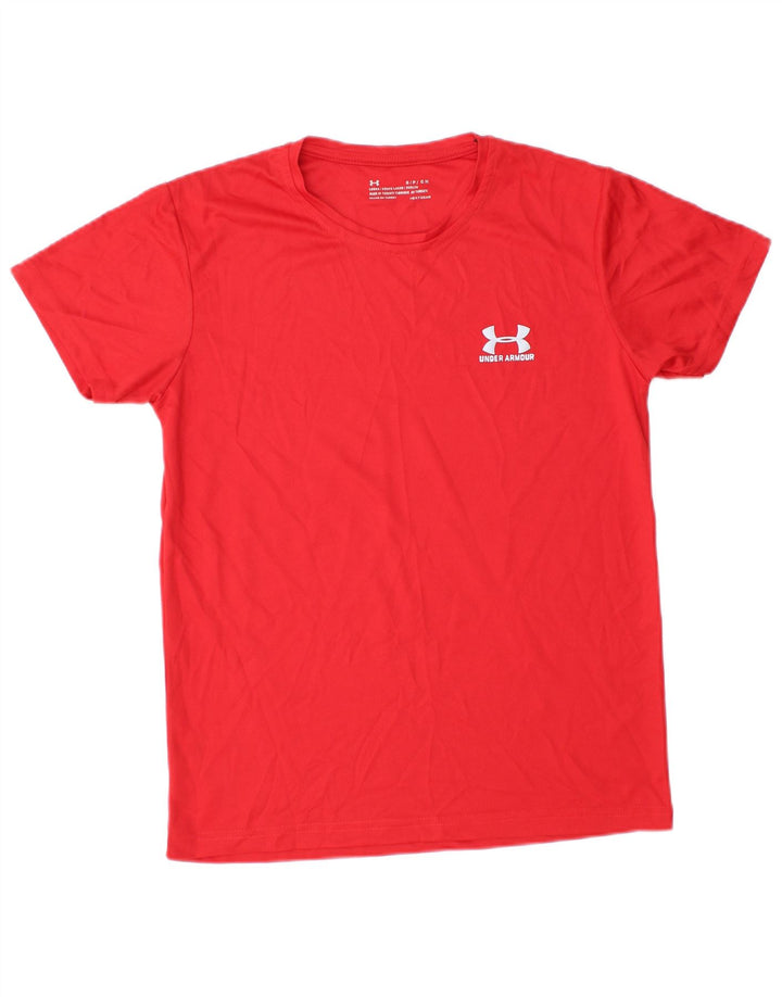 UNDER ARMOUR Herren Heat Gear T-Shirt Top Small Rot