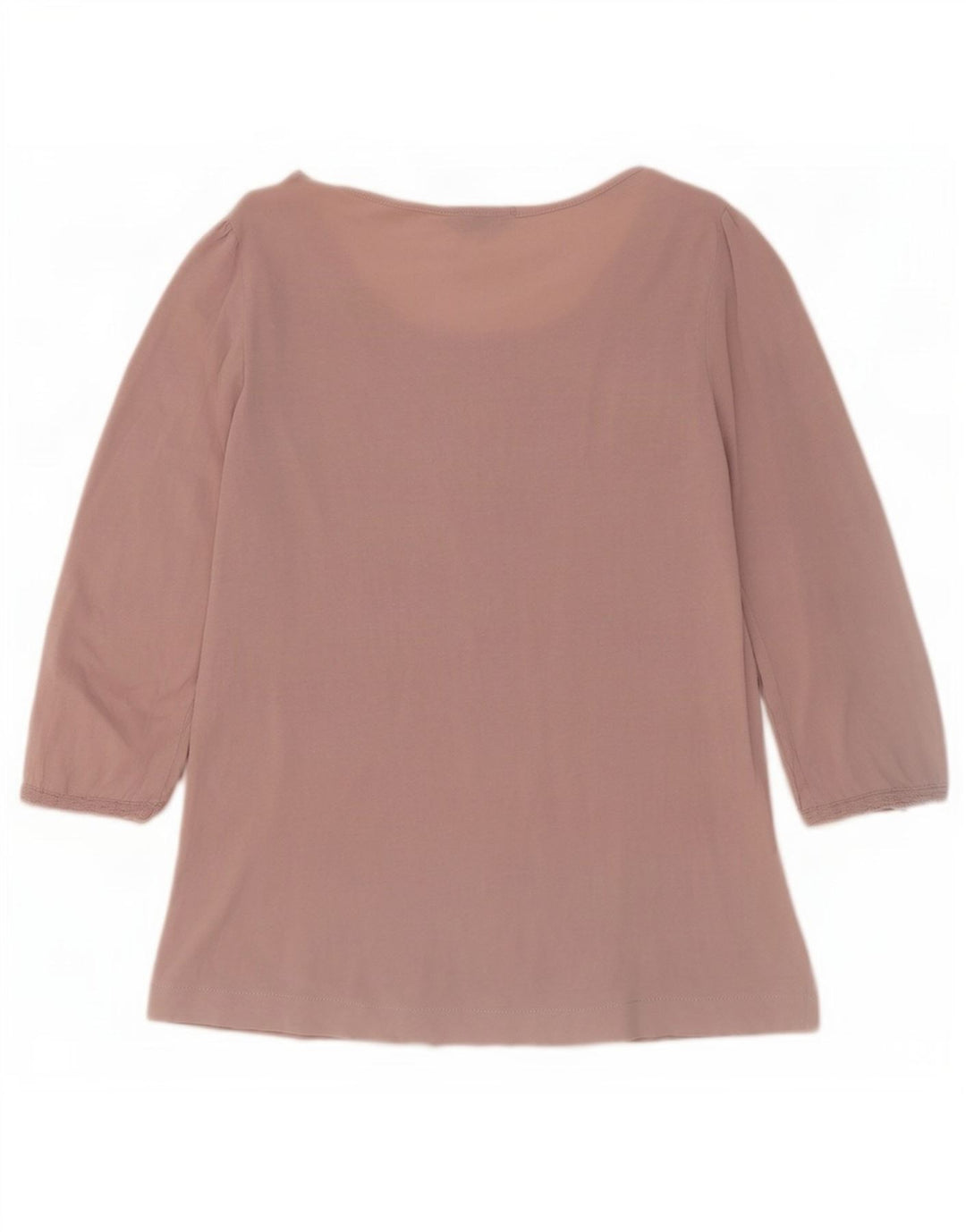 Massimo Dutti Damen Top 3/4 Ärmel UK 12 Mittelrosa