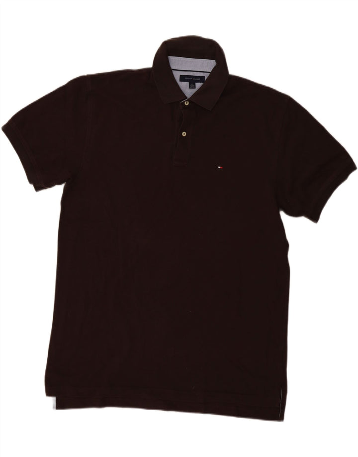 Tommy Hilfiger Herren Poloshirt XL Braun Baumwolle