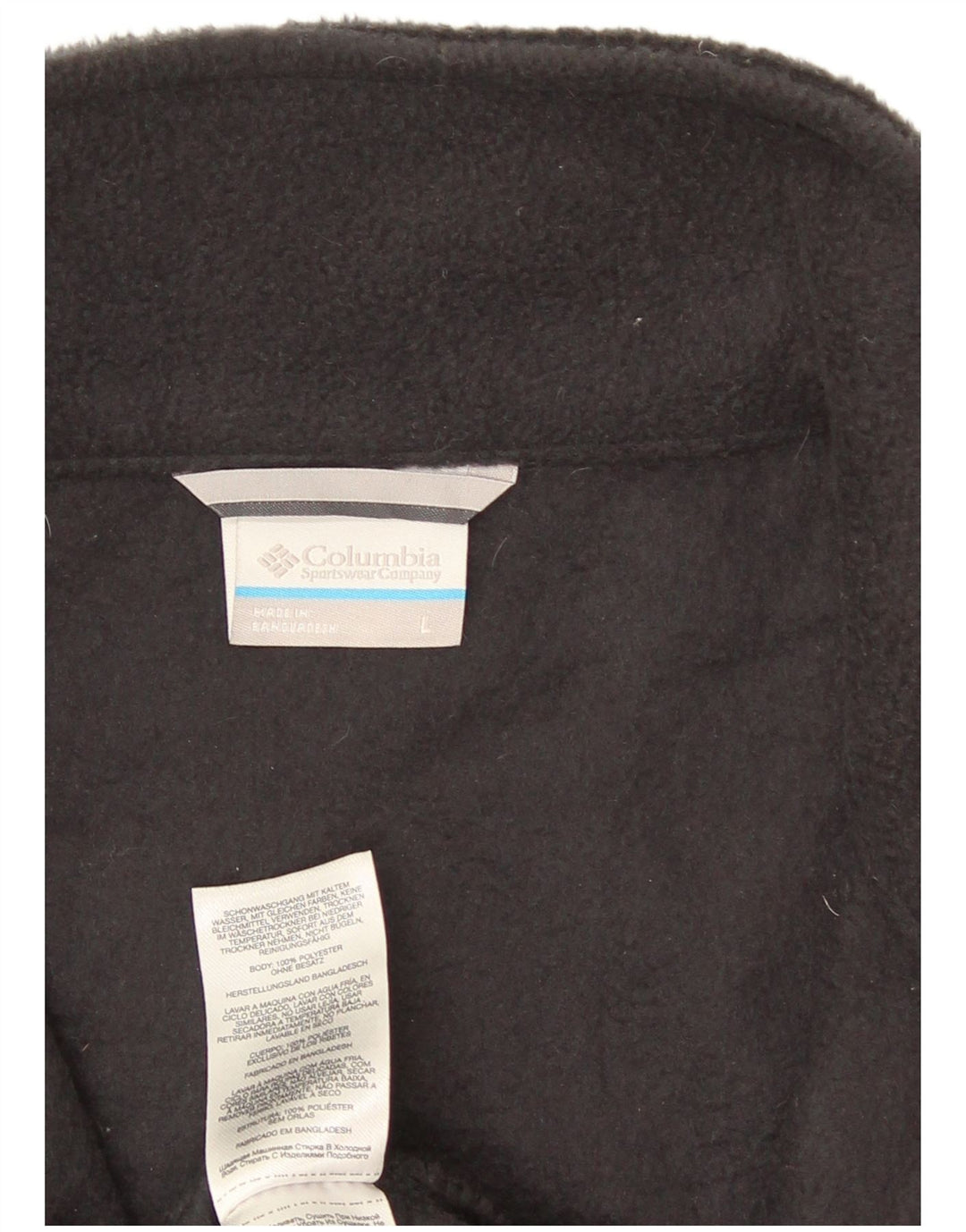 Columbia Herren Fleeceweste UK 40 Large Schwarz Polyester